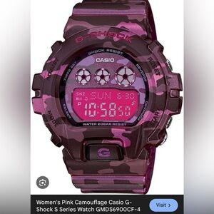 Casio G-Shock Women's Purple Camouflage Watch